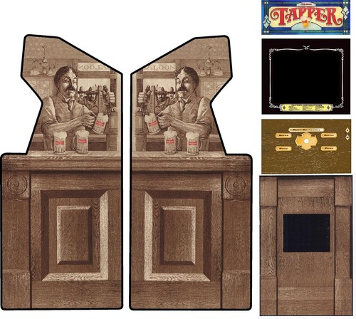 Tapper arcade side art - arcade,